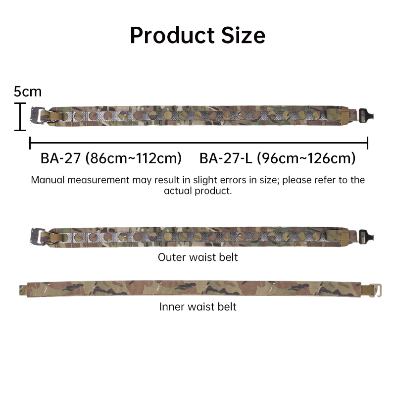 2" Two-Layer MOLLE Tactical Belt - Image 13