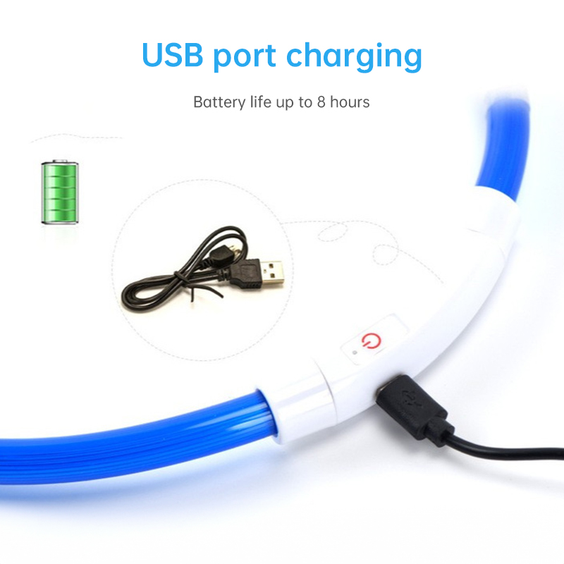 3-Mode LED Dog Collar - USB Rechargeable - Image 12