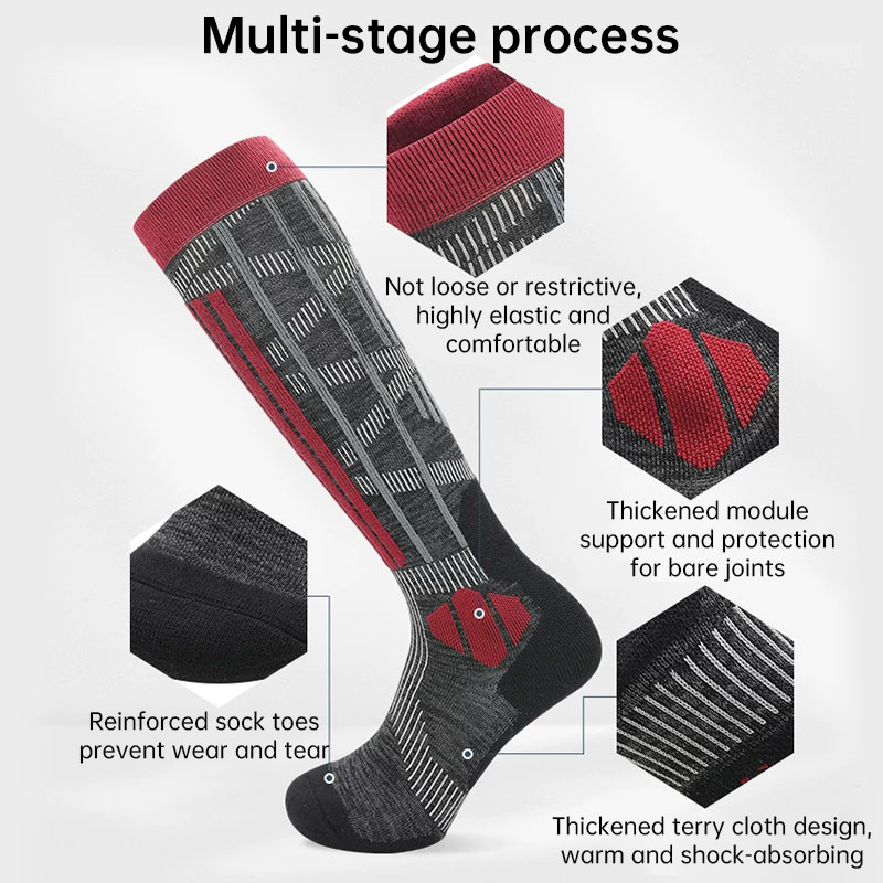 Thermal Merino Wool Socks for Skiing & Hiking - Image 13