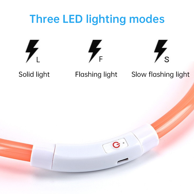 3-Mode LED Dog Collar - USB Rechargeable - Image 11
