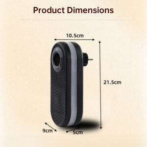 Wall-Mounted Space Heater with Night Light