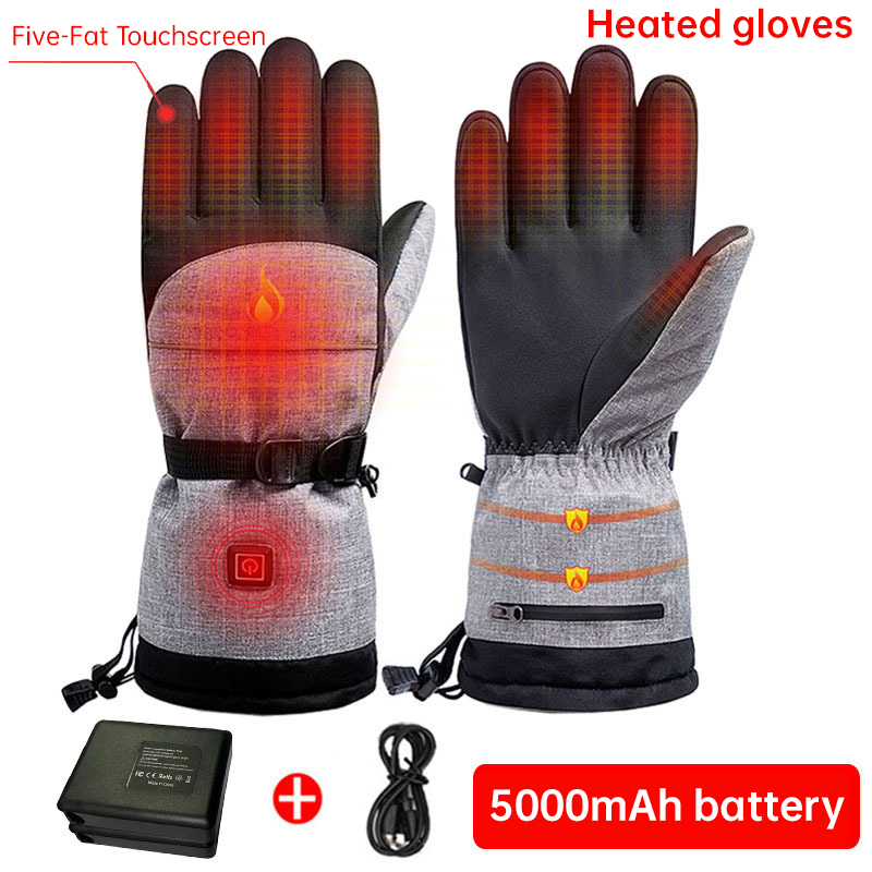 Waterproof Winter Warm Rechargeable Gloves - Image 7