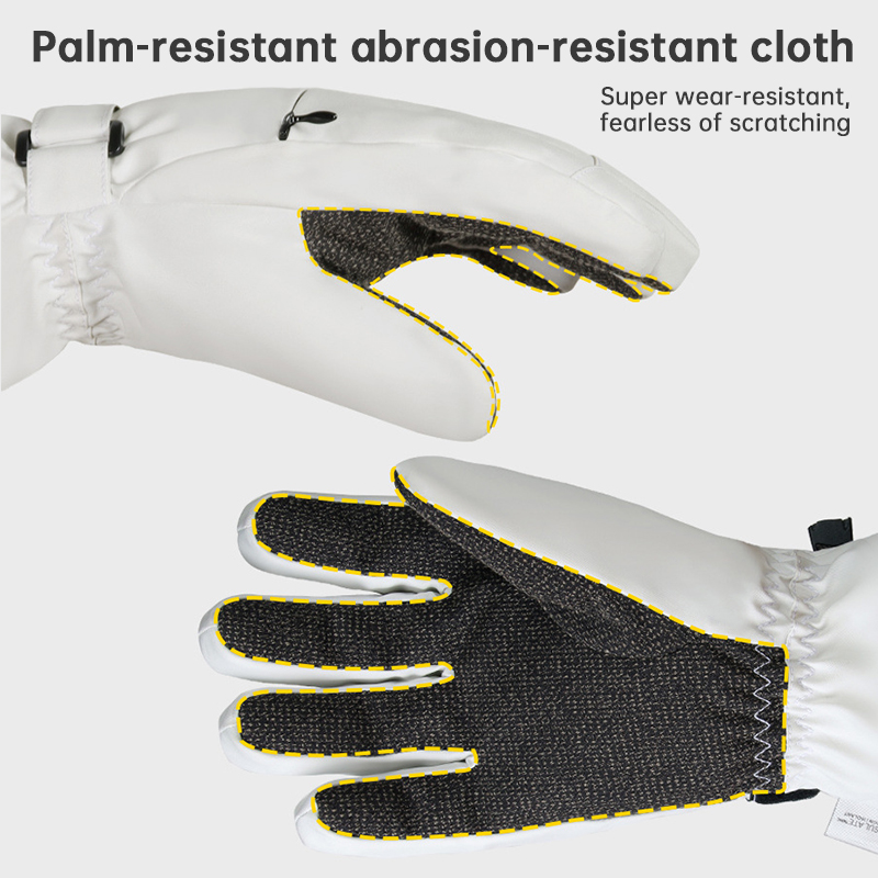 Ski Gloves with Built-in Wrist Guards - Image 7