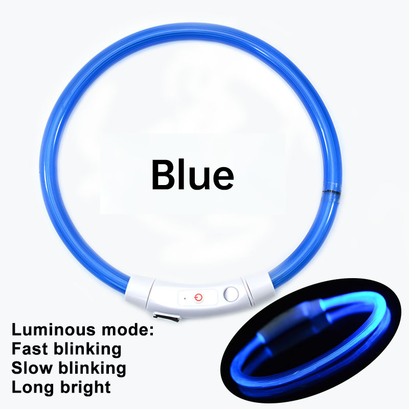 3-Mode LED Dog Collar - USB Rechargeable - Image 3