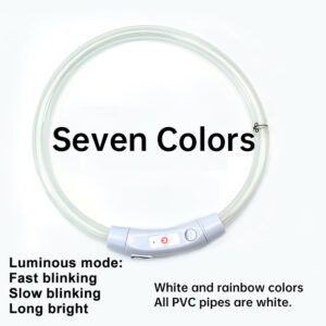 3-Mode LED Dog Collar - USB Rechargeable