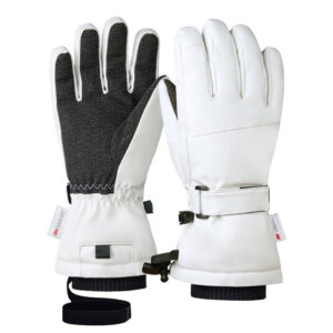 Ski Gloves with Built-in Wrist Guards