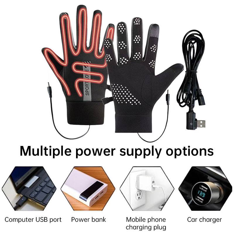 USB Rechargeable Heated Gloves - Image 9
