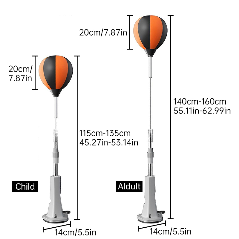 Adjustable Height Freestanding Punching Bag (45-67 Inches) - Image 8