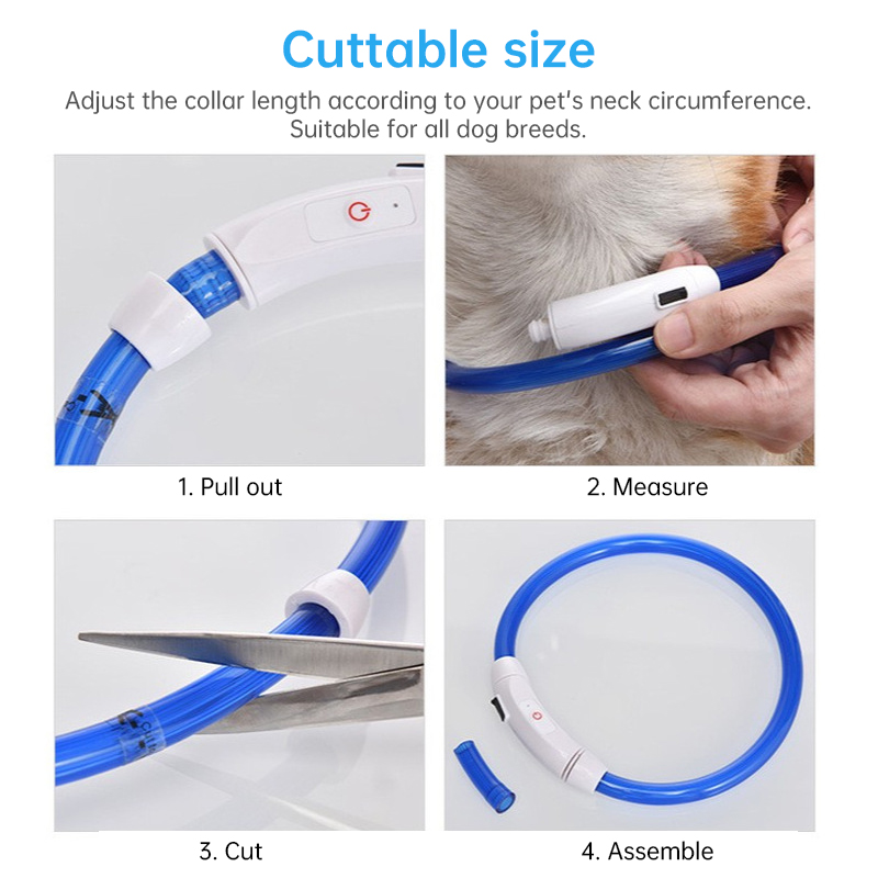 3-Mode LED Dog Collar - USB Rechargeable - Image 10