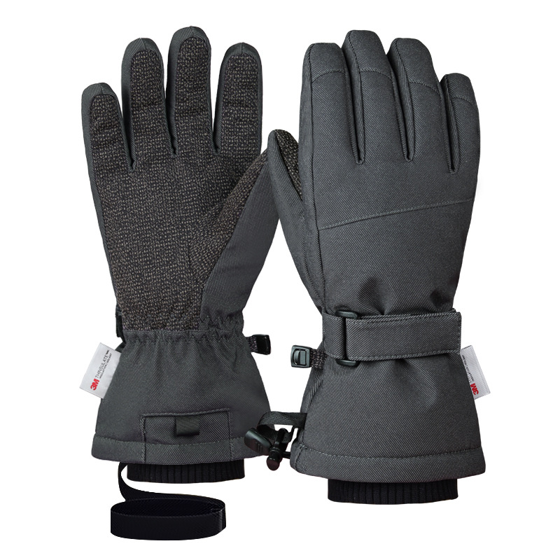 Ski Gloves with Built-in Wrist Guards - Image 3