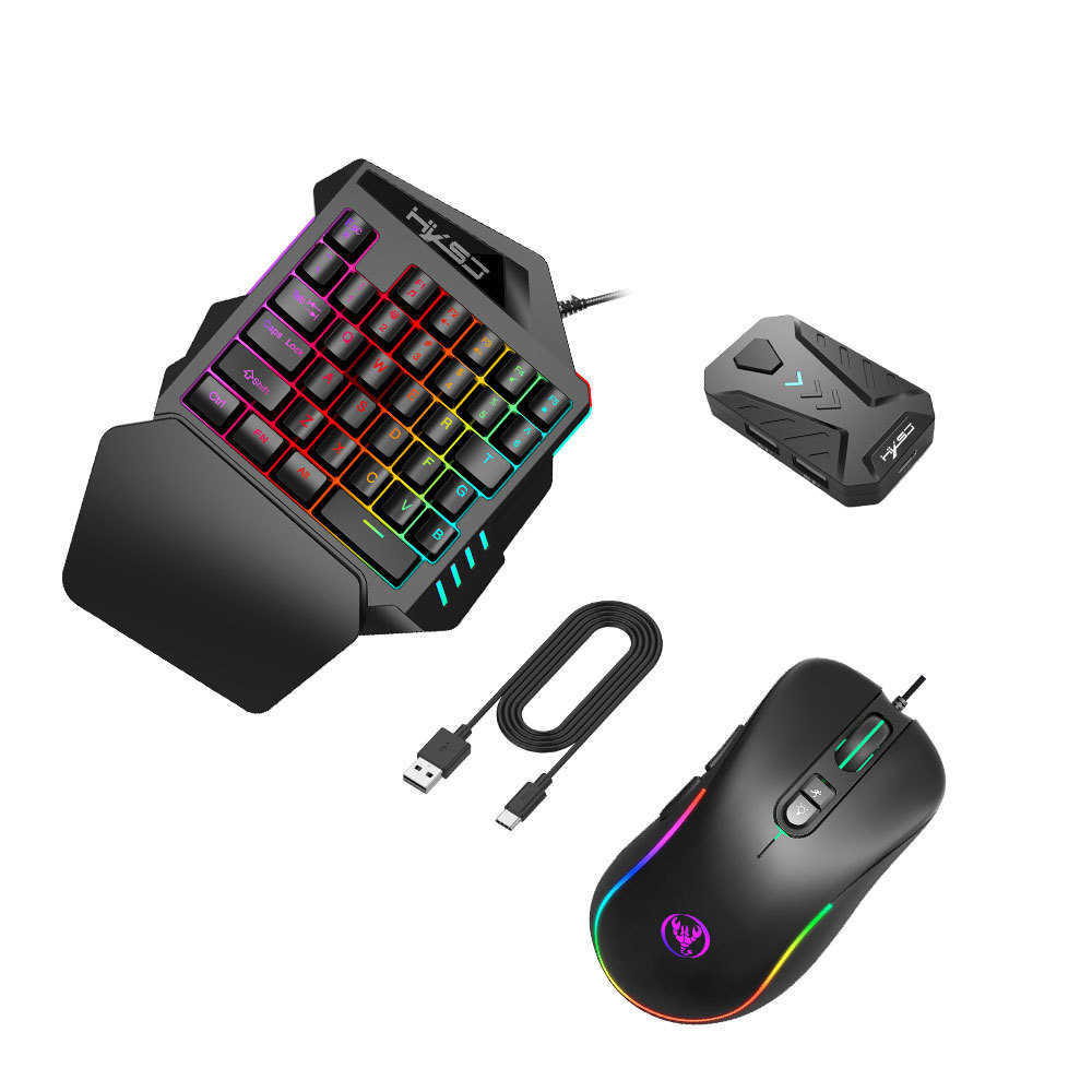 Wired Android Throne One Handed Keyboard And Mouse Set - Image 5
