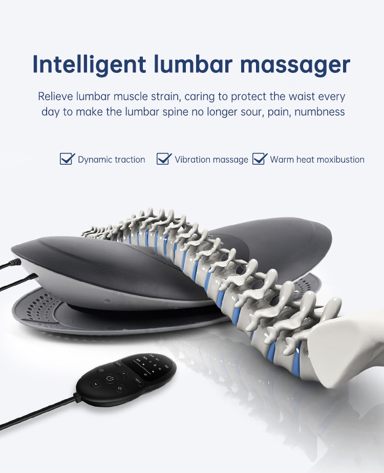 Waist Massager Lumbar Traction Inflatable Hot Compress - Image 17