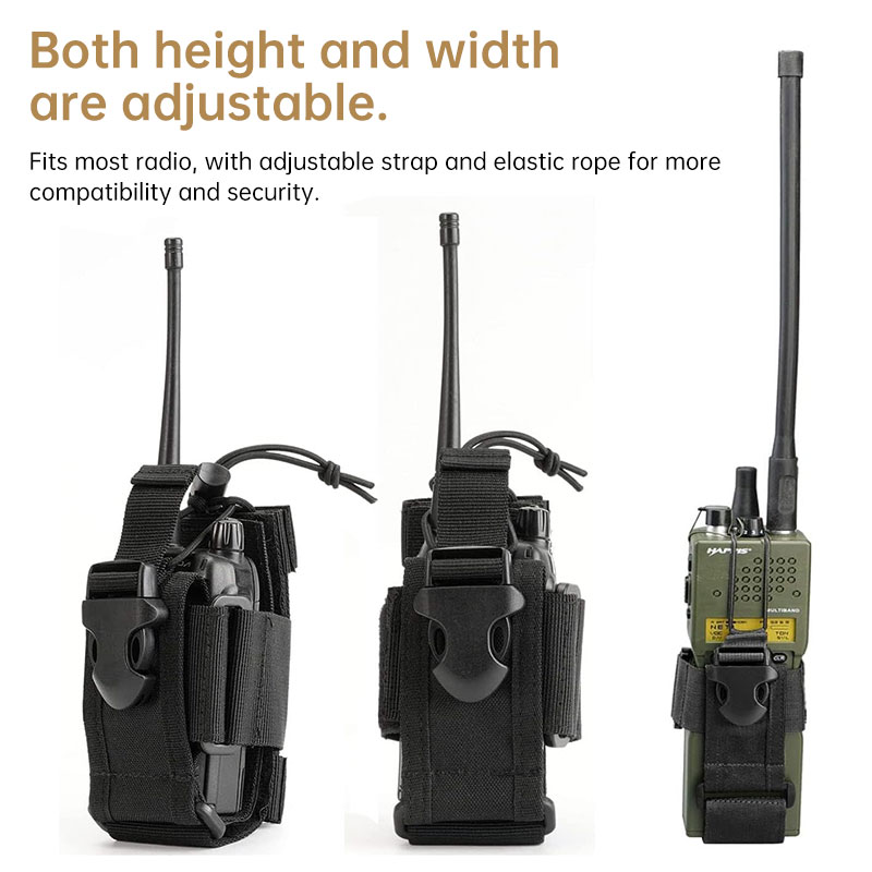 Tactical Radio Pouch with Utility Pocket - Image 8
