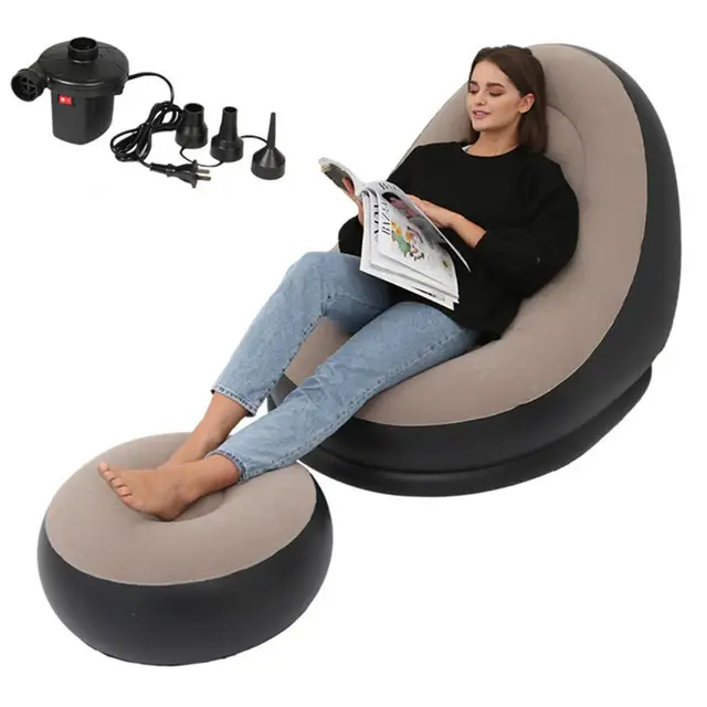 Inflatable Air Mattress Lazy Sofa Deck Chair - Image 6