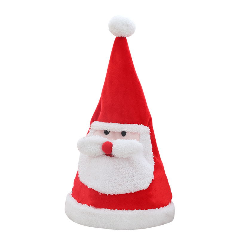 Soft Kawaii Plush Movable Christmas Hat - Image 5