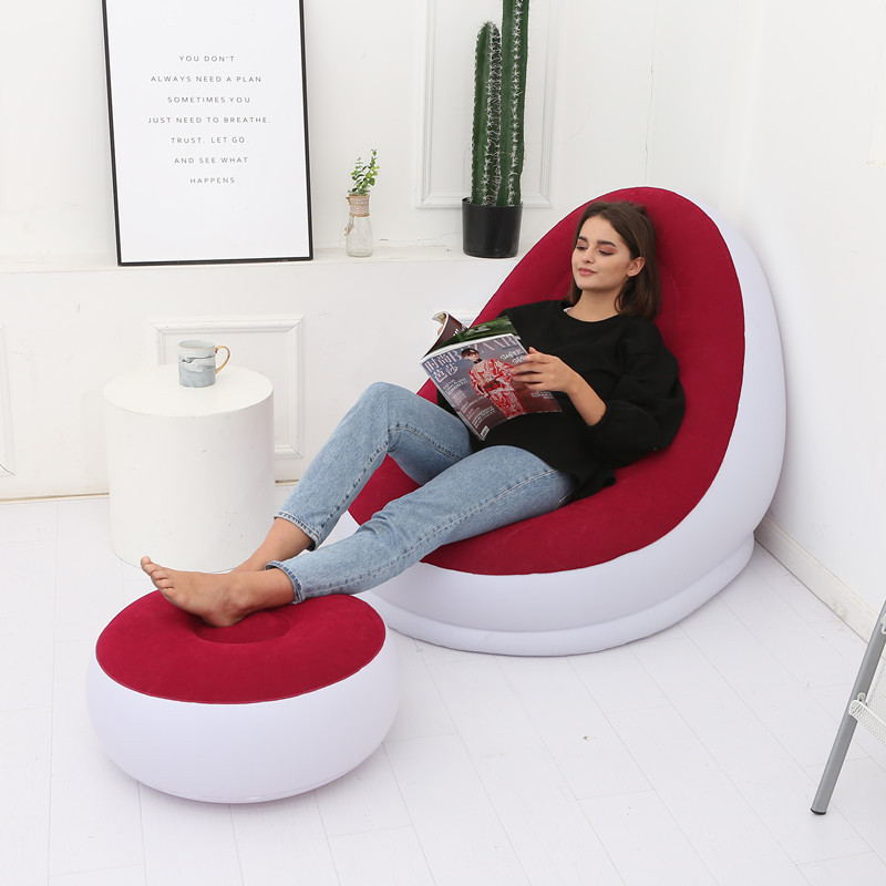 Inflatable Air Mattress Lazy Sofa Deck Chair - Image 3