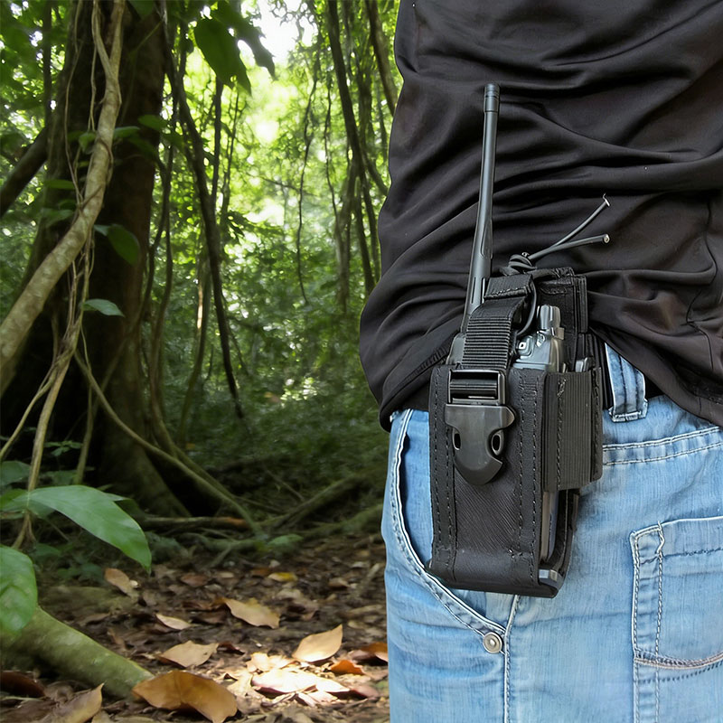 Tactical Radio Pouch with Utility Pocket - Image 5