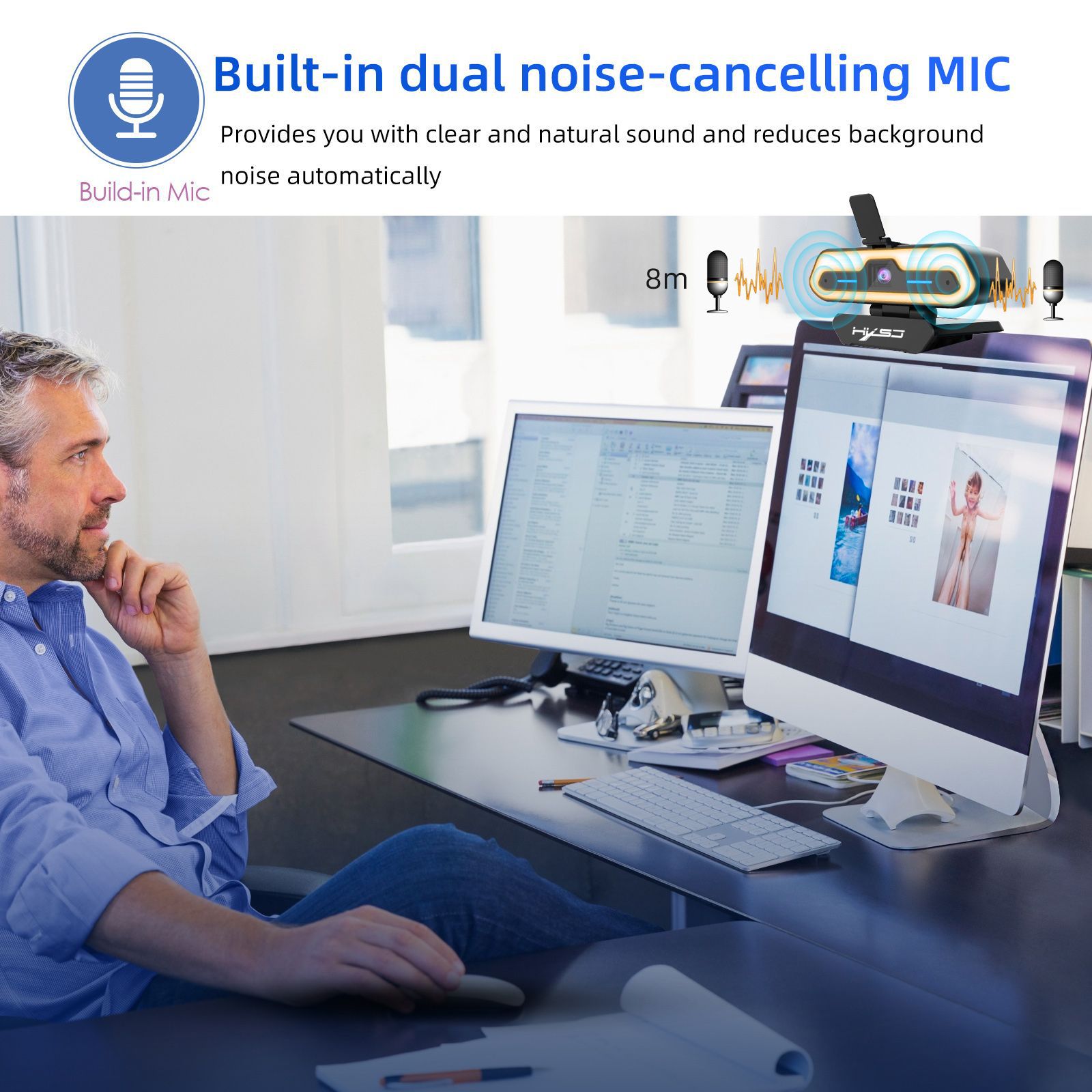 Computer Camera With Built-In Microphone - Image 4