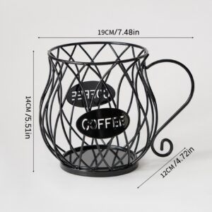Large Capacity Metal Coffee Capsule Holder