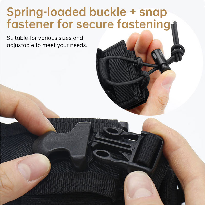 Tactical Radio Pouch with Utility Pocket - Image 9