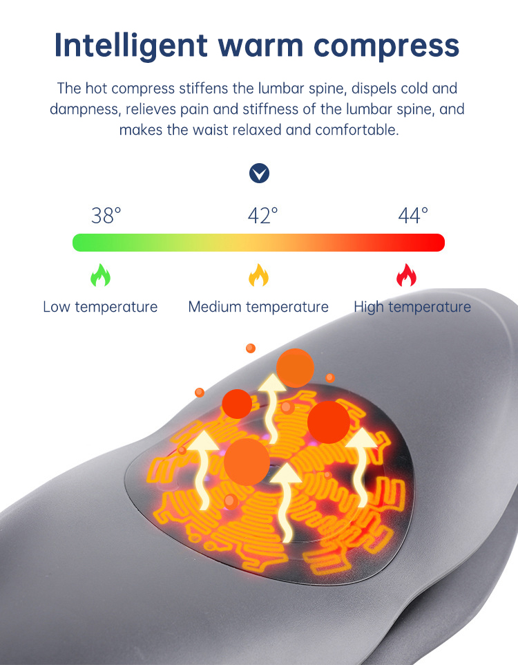 Waist Massager Lumbar Traction Inflatable Hot Compress - Image 13