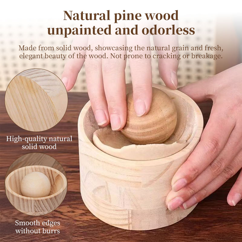 Hand-Held Wood Dumpling Maker Press - Image 7