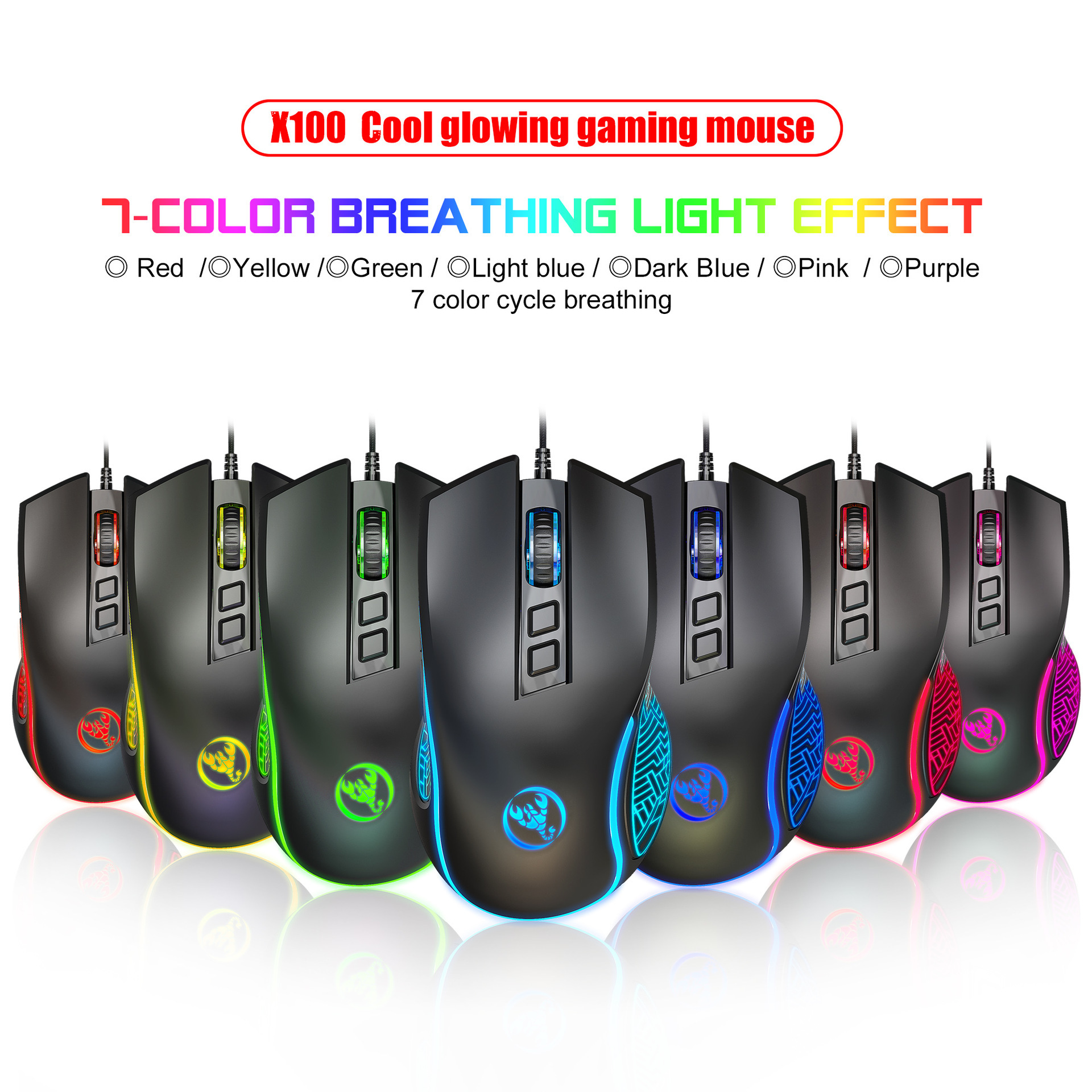 X100 Wired Gaming Mouse - Image 3