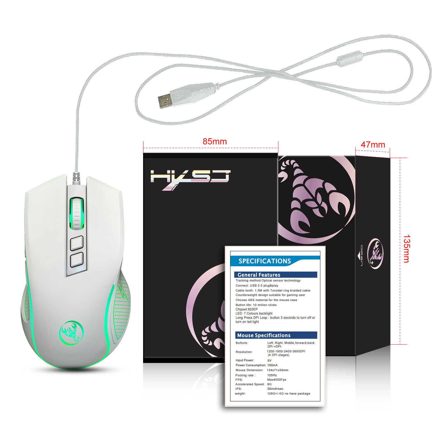 X100 Wired Gaming Mouse - Image 7