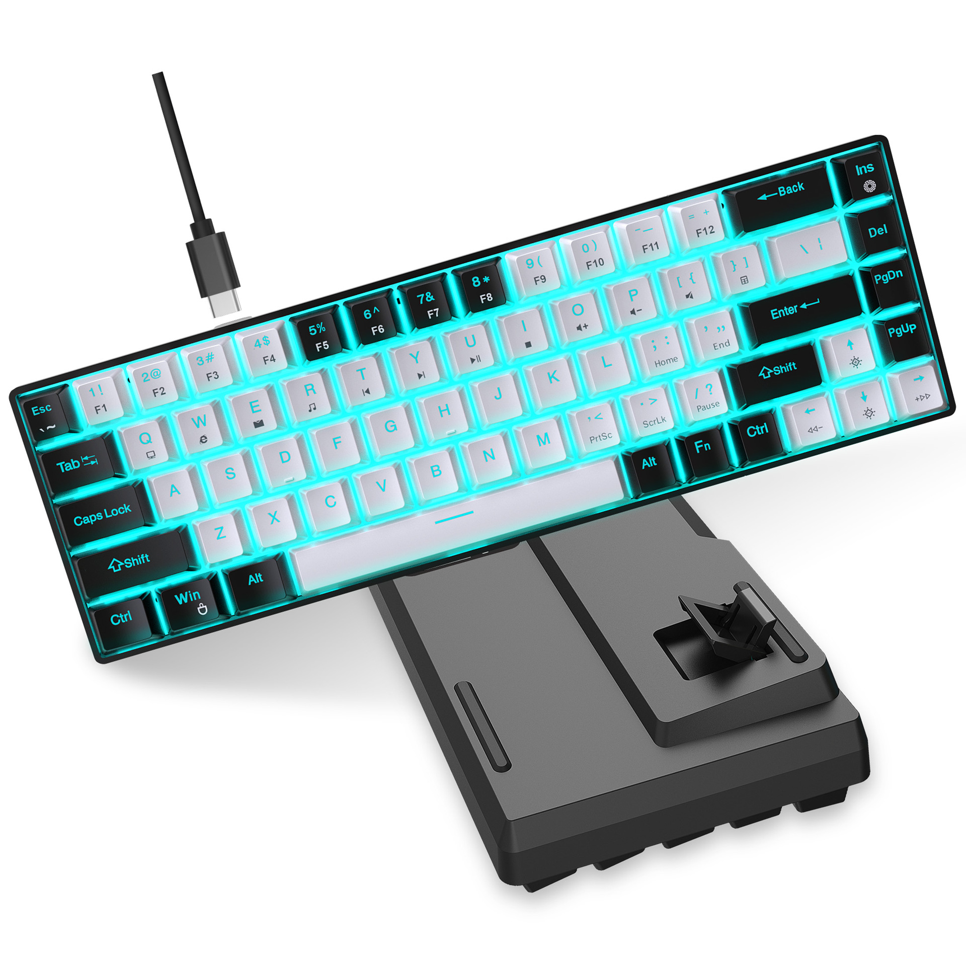 68 Keys, Customized Color Blocked Keycaps - Image 5