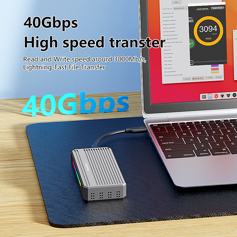 USB4 Hard Drive Box M2 NVME - Image 3