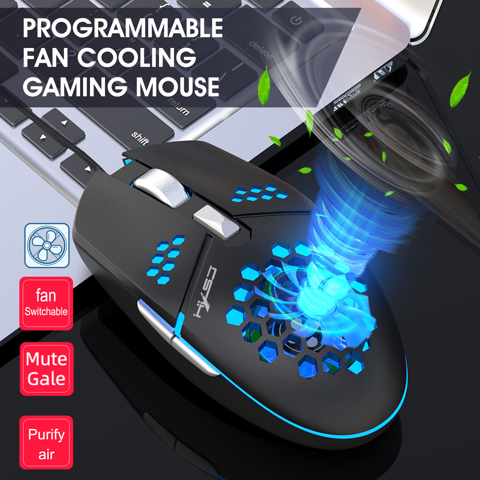 J400 New Macro Programming Wired Gaming Mouse - Image 3
