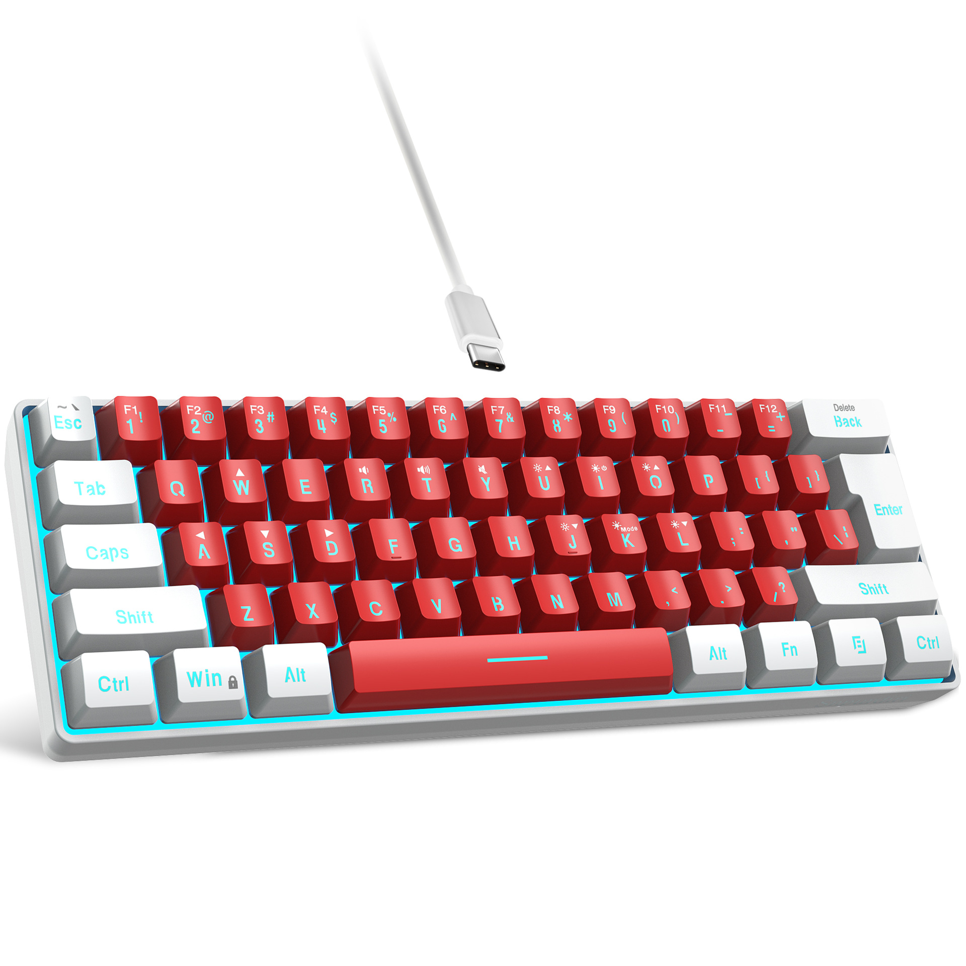 61 Key Keyboard With Mini Minimalist Keyboard - Image 2