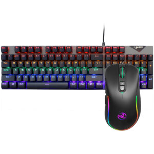 Backlit Mechanical Keyboard And Mouse