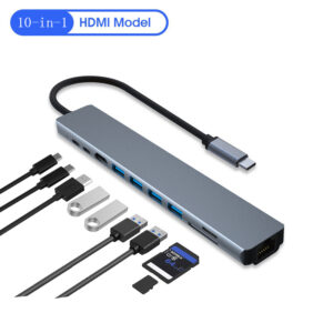 Ten in One Expansion Dock Type-C to HDMI